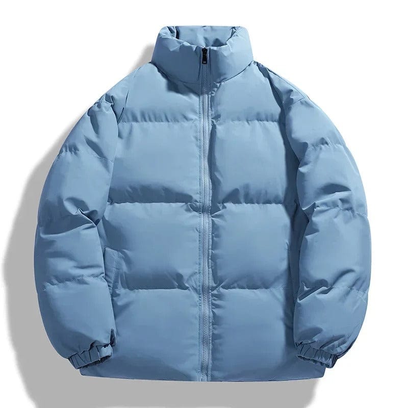 Men's Lightweight Puffer Jacket | High Collar & Warm