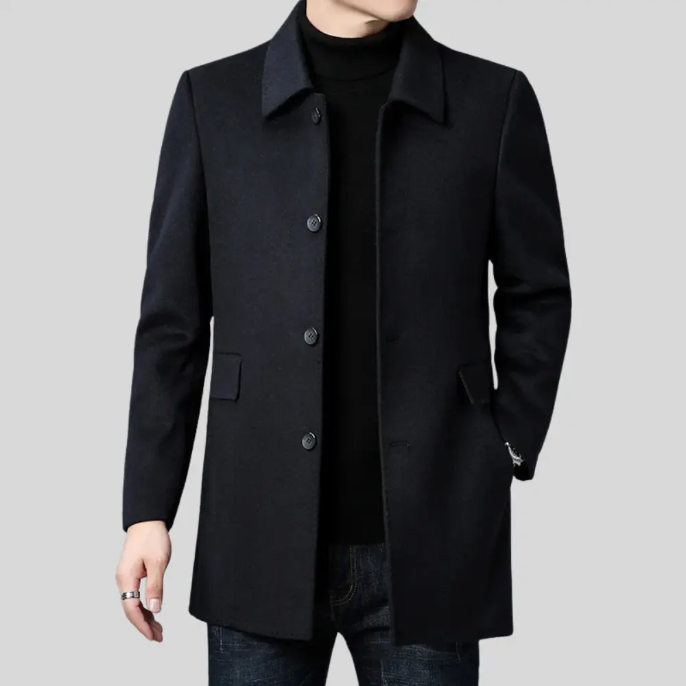 Men's Overcoat | Classic Design & All-Day Comfort