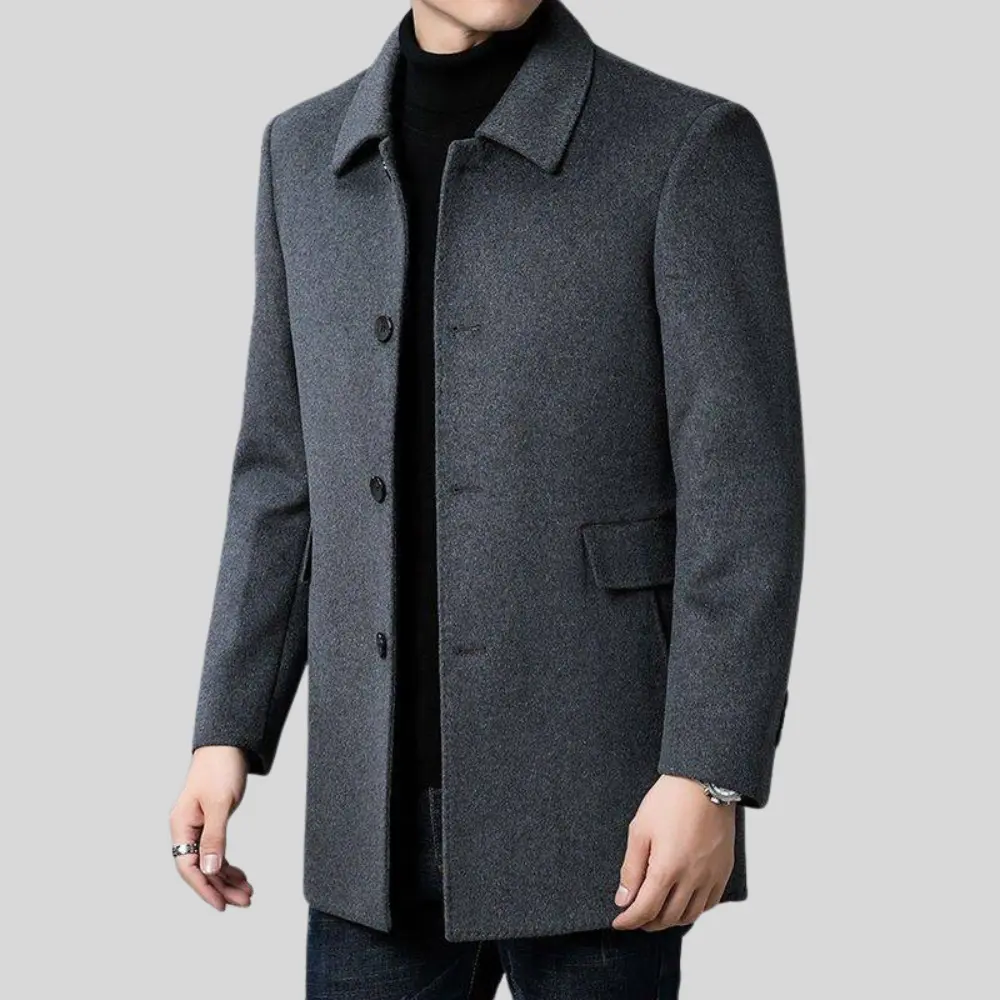 Men's Overcoat | Classic Design & All-Day Comfort