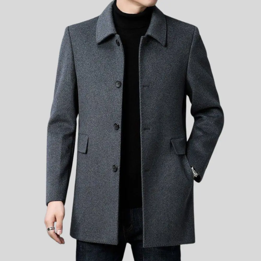 Men's Overcoat | Classic Design & All-Day Comfort