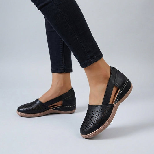 Women's Sandals | Orthopedic Comfort & Scalloped Cut-Out Design