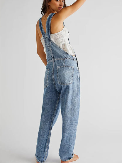 Mirelle | Stretch Denim Classic Overalls 3