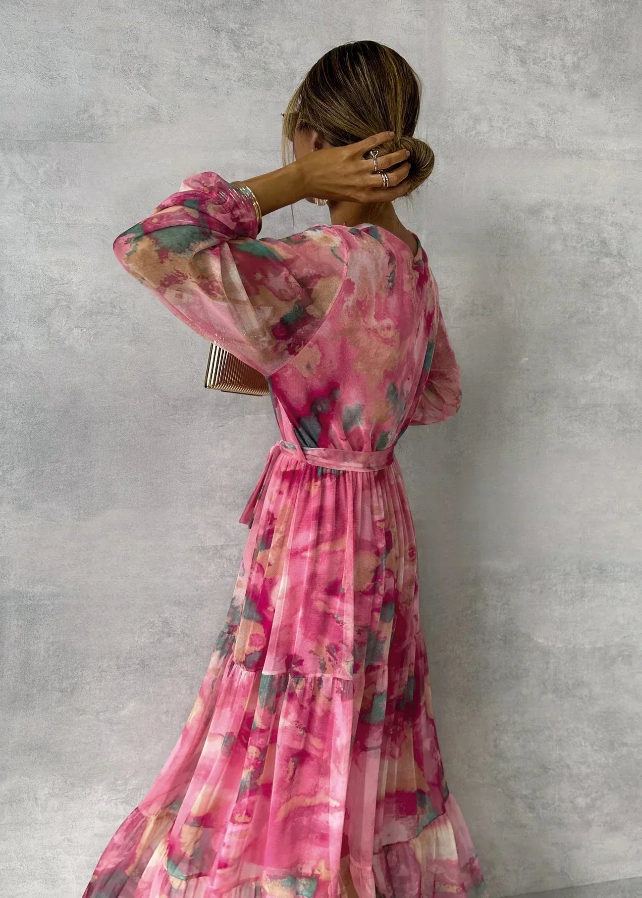 Mollie | Floral Wrap Maxi Dress 1