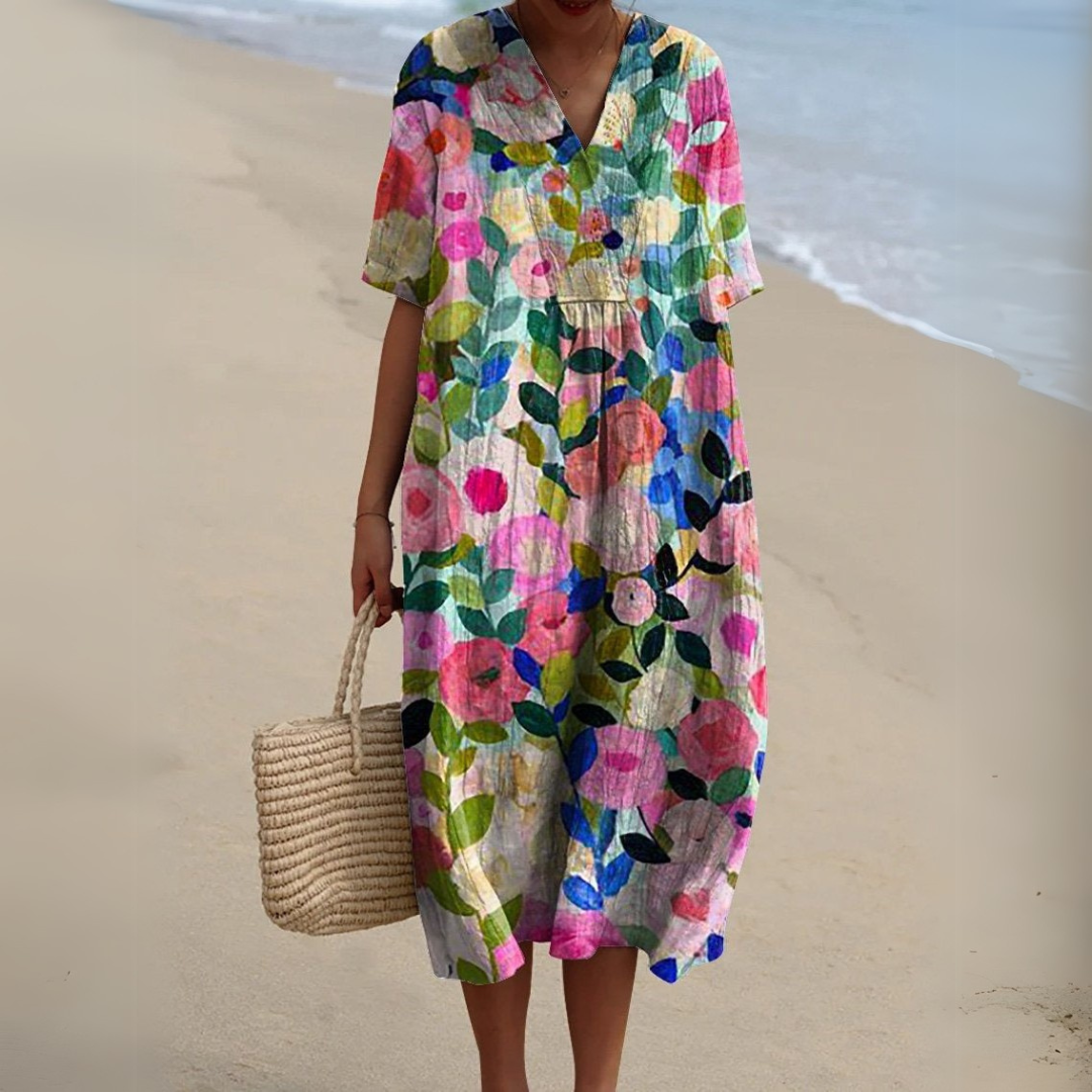 NICOLE | Floral Dress 0