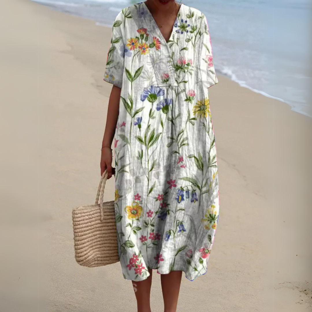 NICOLE | Floral Dress 1