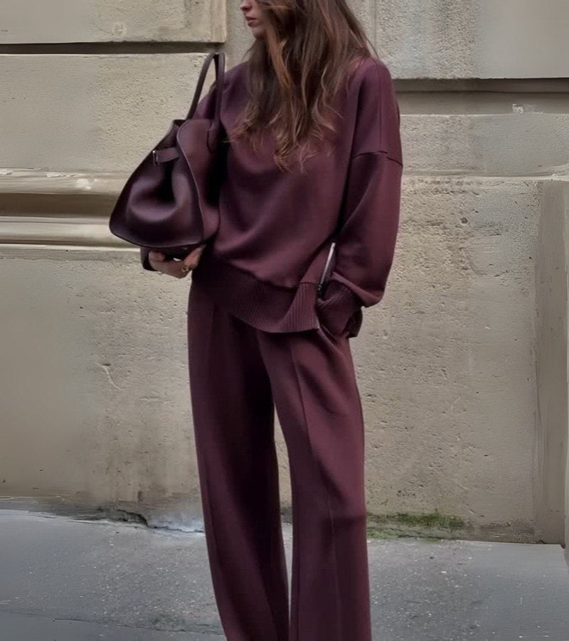 Women's Two-Piece Set | High Collar & Versatile Styling 1