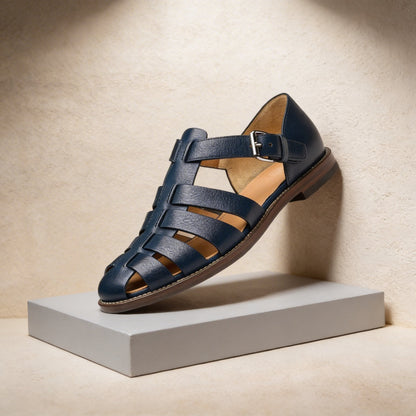 Men's Fisherman Sandals | Closed-Toe Woven Strap Summer Comfort