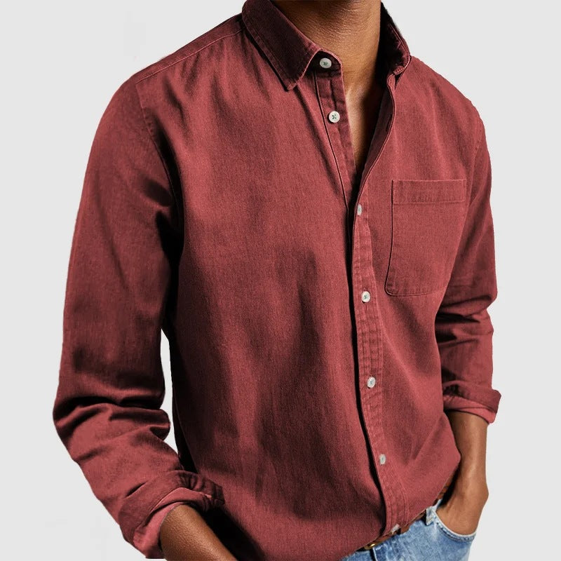 Norvea | Soft Vintage Corduroy Men's Shirt 7