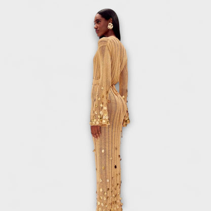 Nova Maxi Signature Dress - Chic Fabric for Any Occasion