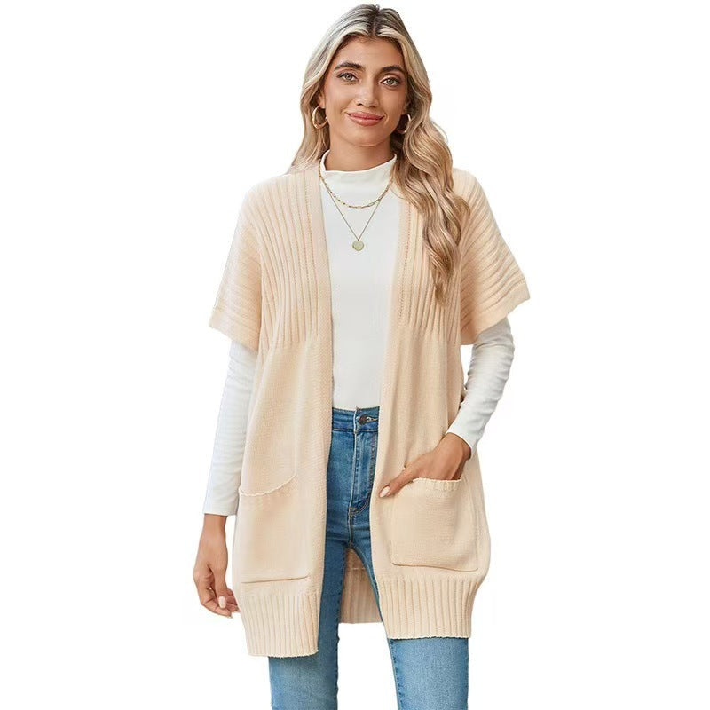 Women's Open-Front Knit Cardigan | Lightweight Layering Essential 3