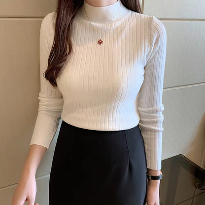 Aurora - Cozy Ribbed Turtleneck for Everyday Wear