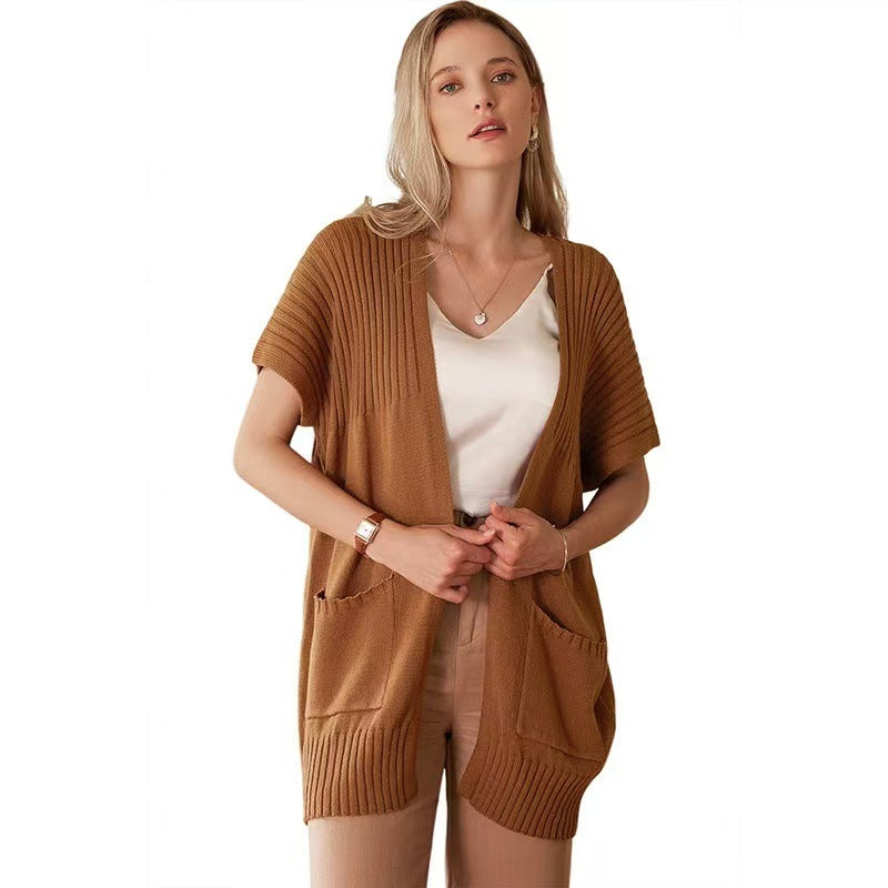 Women's Open-Front Knit Cardigan | Lightweight Layering Essential 5