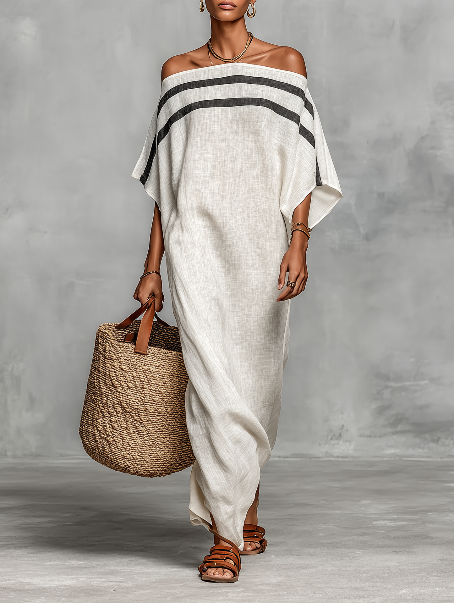OFF-THE-SHOULDER MAXI DRESS 1