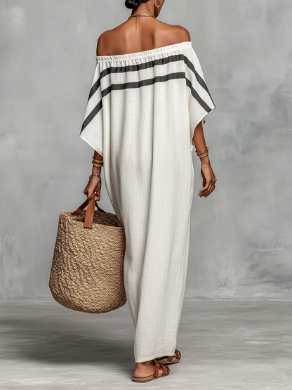 OFF-THE-SHOULDER MAXI DRESS 7