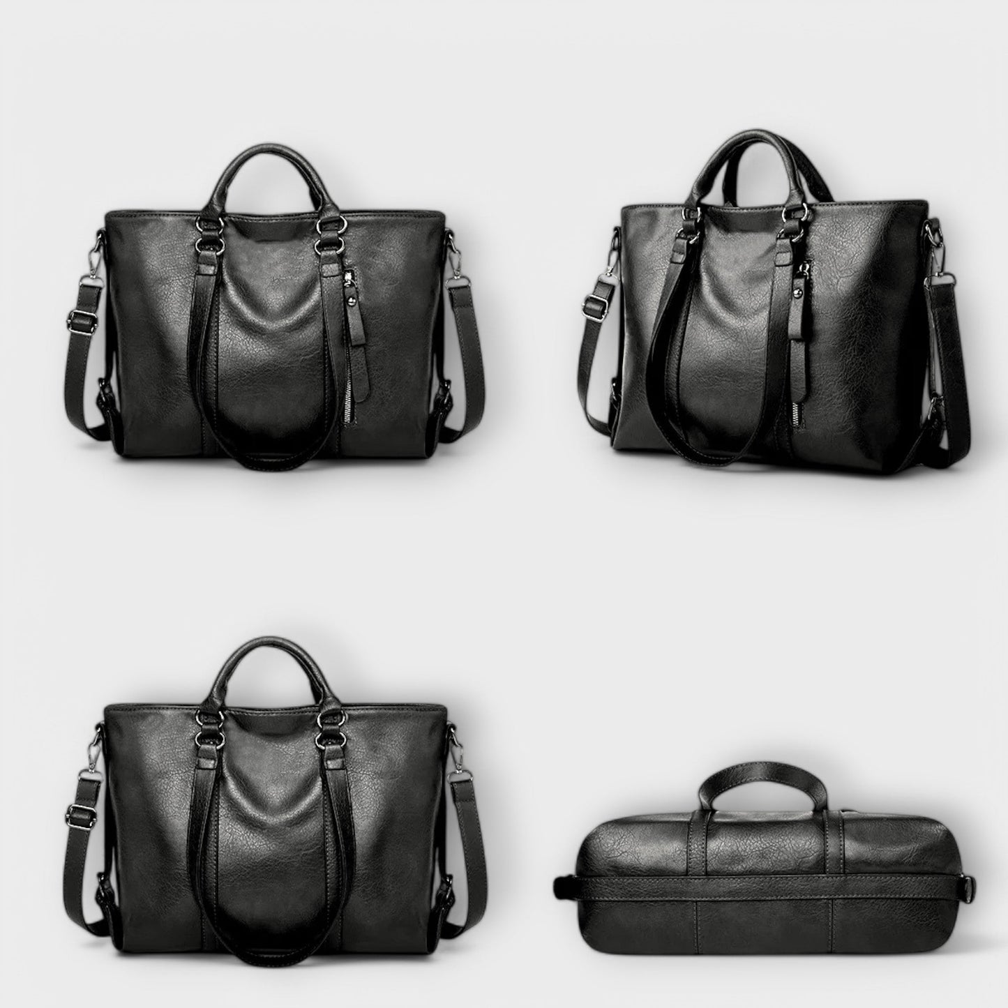 Olivia - Spacious Vegan Leather Handbag for Everyday Use