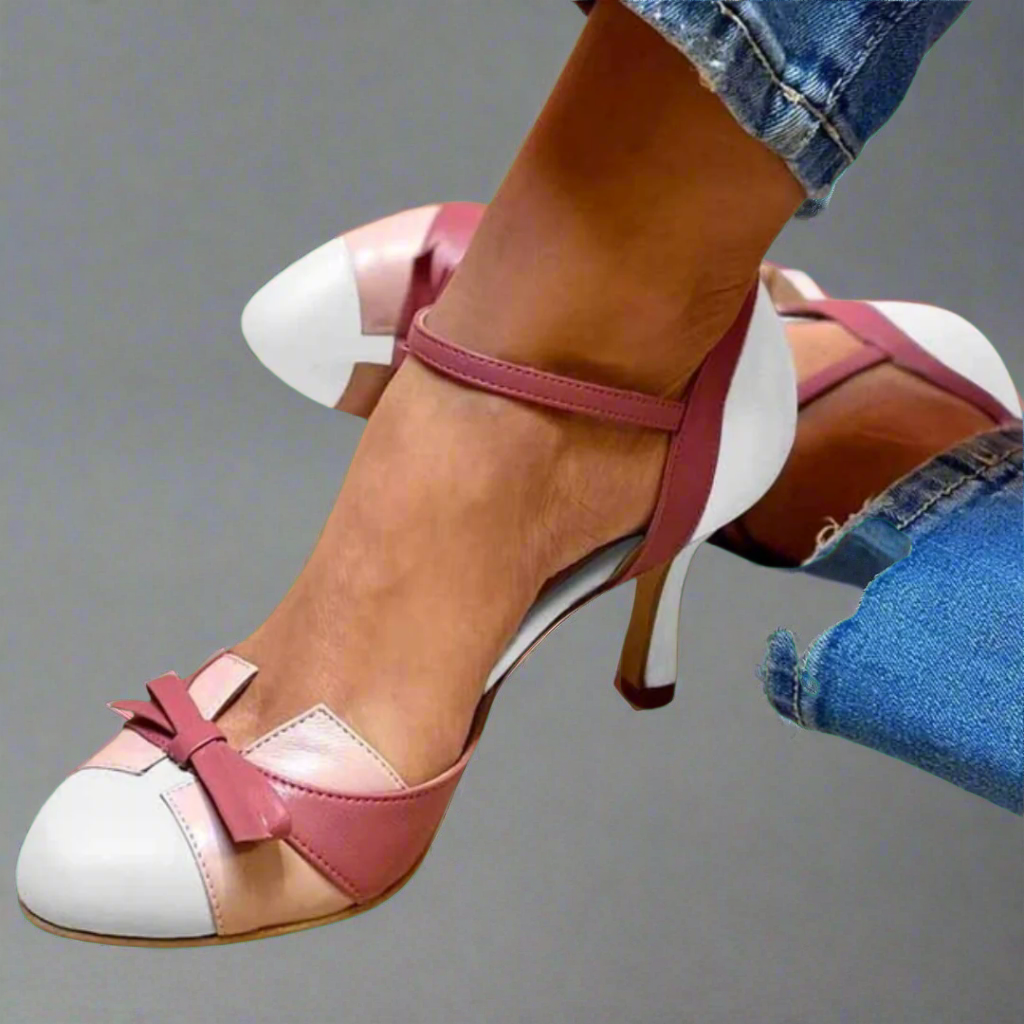 POINTED TOE SANDALS WITH BOW 2