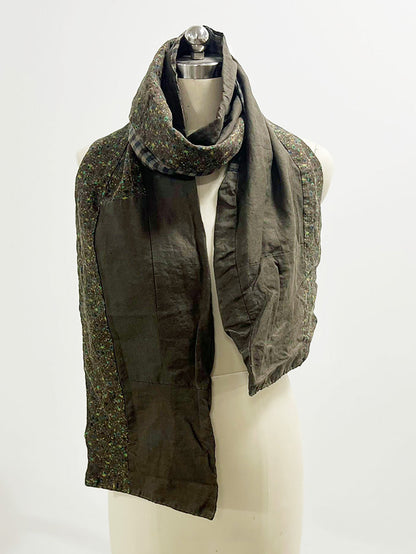 Women's Retro Stitched Scarf | Warm & Versatile 3
