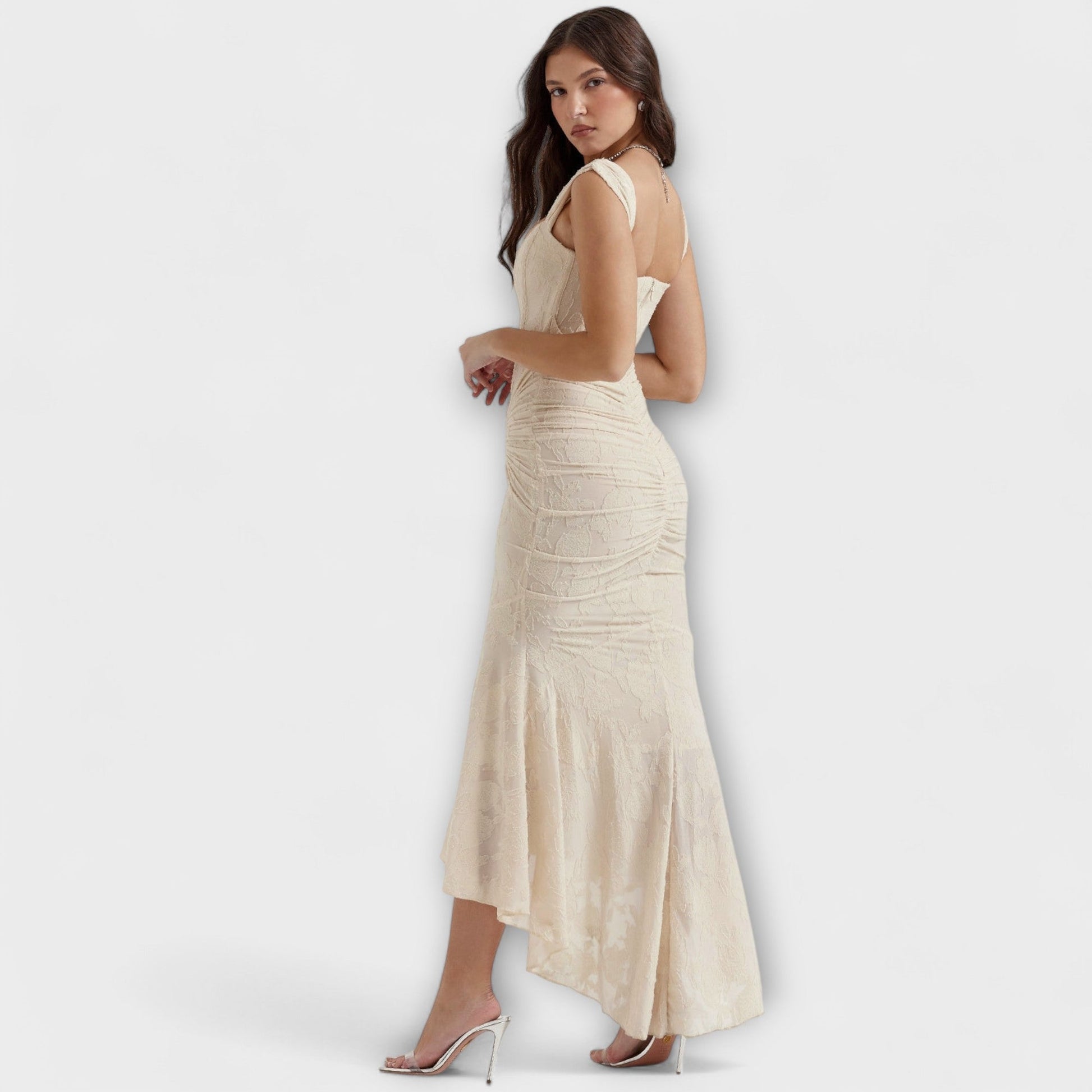 Renske - Chic Corset Long Dress for Events