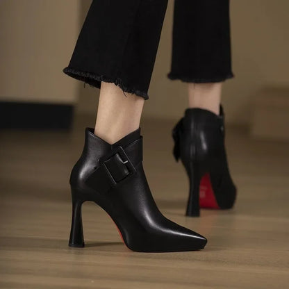 Women's Ankle Boots | Buckle Detail & Secure Fit 1