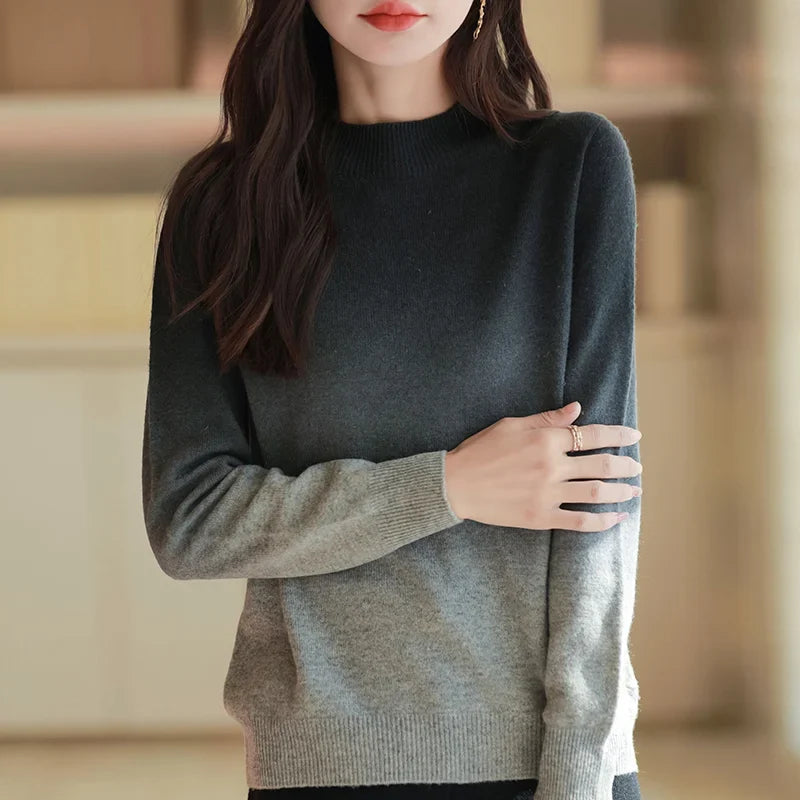 Women's Ombré Sweater | Soft Brushed Finish 5