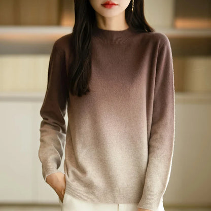 Women's Ombré Sweater | Soft Brushed Finish 8