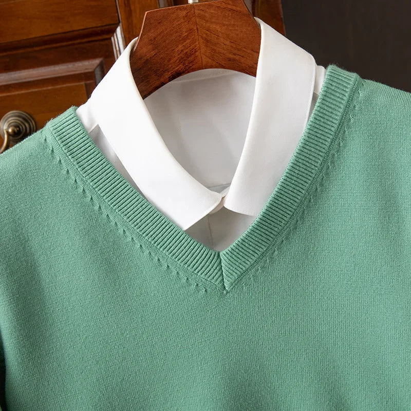 Women's V-Neck Sweater | Smart & Comfortable 2