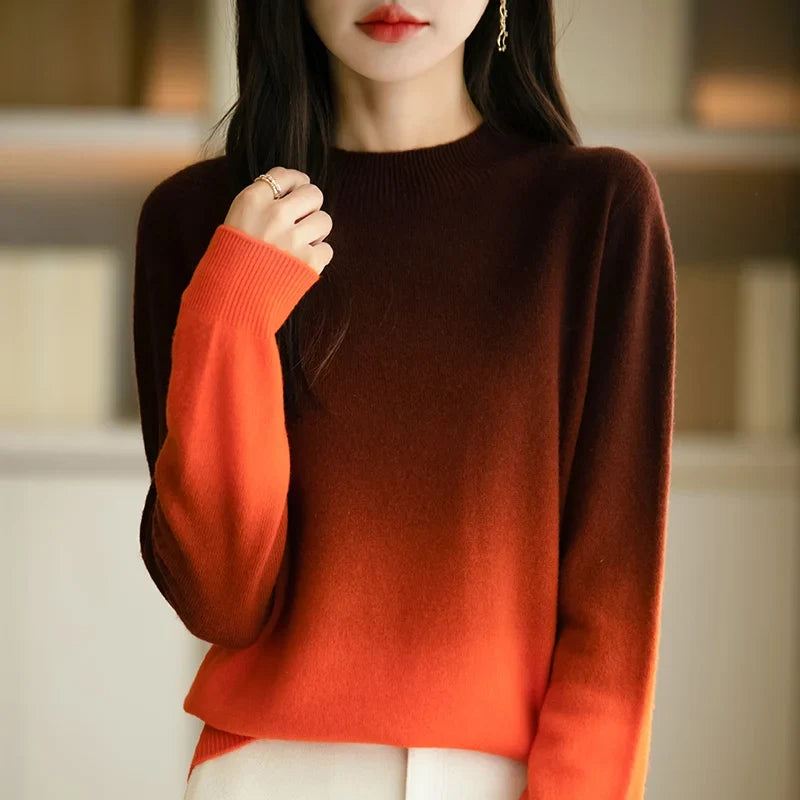 Women's Ombré Sweater | Soft Brushed Finish 1
