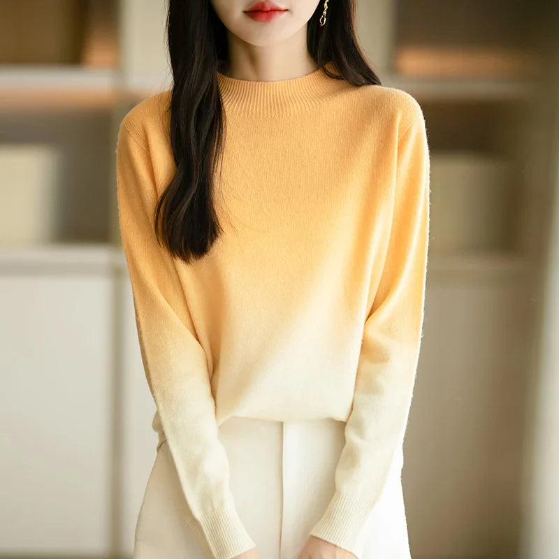 Women's Ombré Sweater | Soft Brushed Finish 6