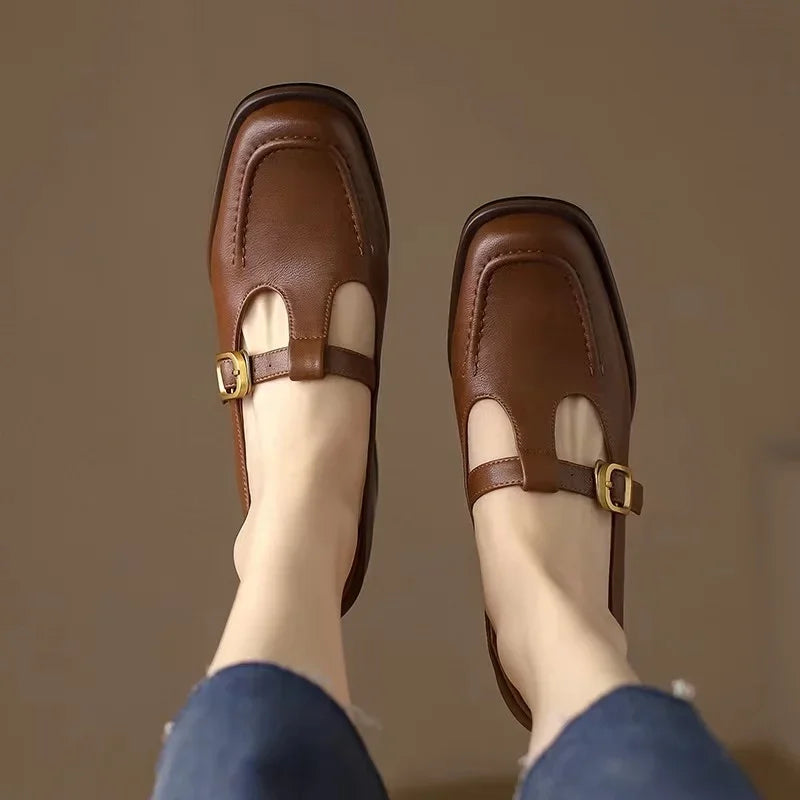 Ysolenne T-Strap Sandals for Stylish Summer Wear