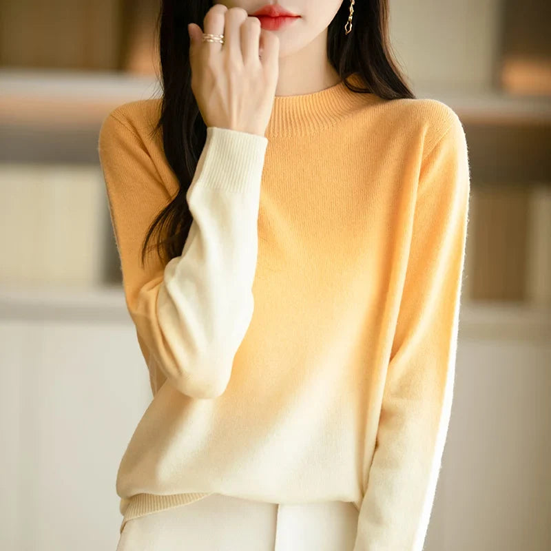 Women's Ombré Sweater | Soft Brushed Finish 3