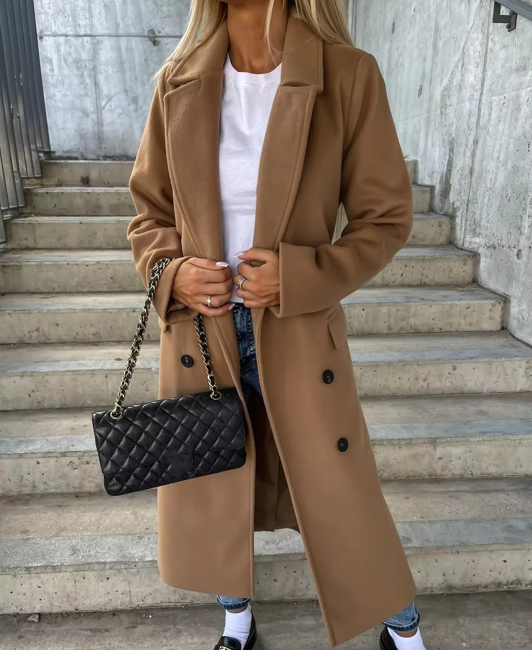 Women's Trench Coat | Long Line & Structured Silhouette 2
