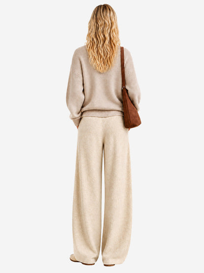 Women's Wide-Leg Trousers | Soft, Flowing Drape