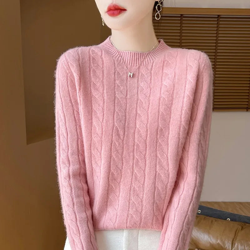 Women's Semi-Turtleneck Sweater | Warm & Comfortable Knit 5