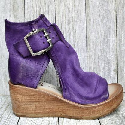 Sandals For Women | Buckle Strap Wedge Style 5