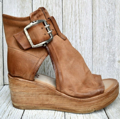 Sandals For Women | Buckle Strap Wedge Style 8