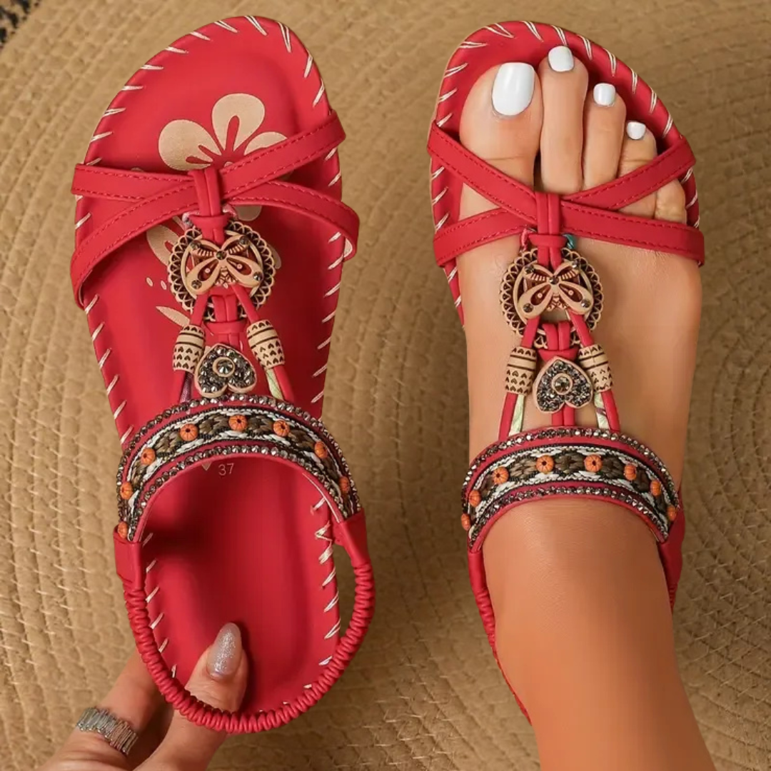 Sandals For Women | Decorative Strap Open-Toe Design 1