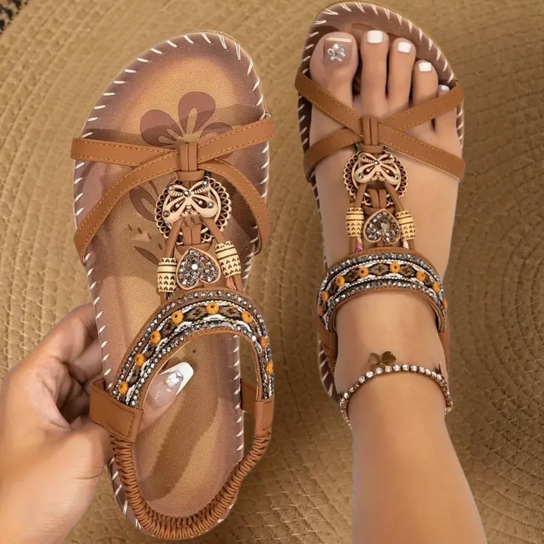 Sandals For Women | Decorative Strap Open-Toe Design 3