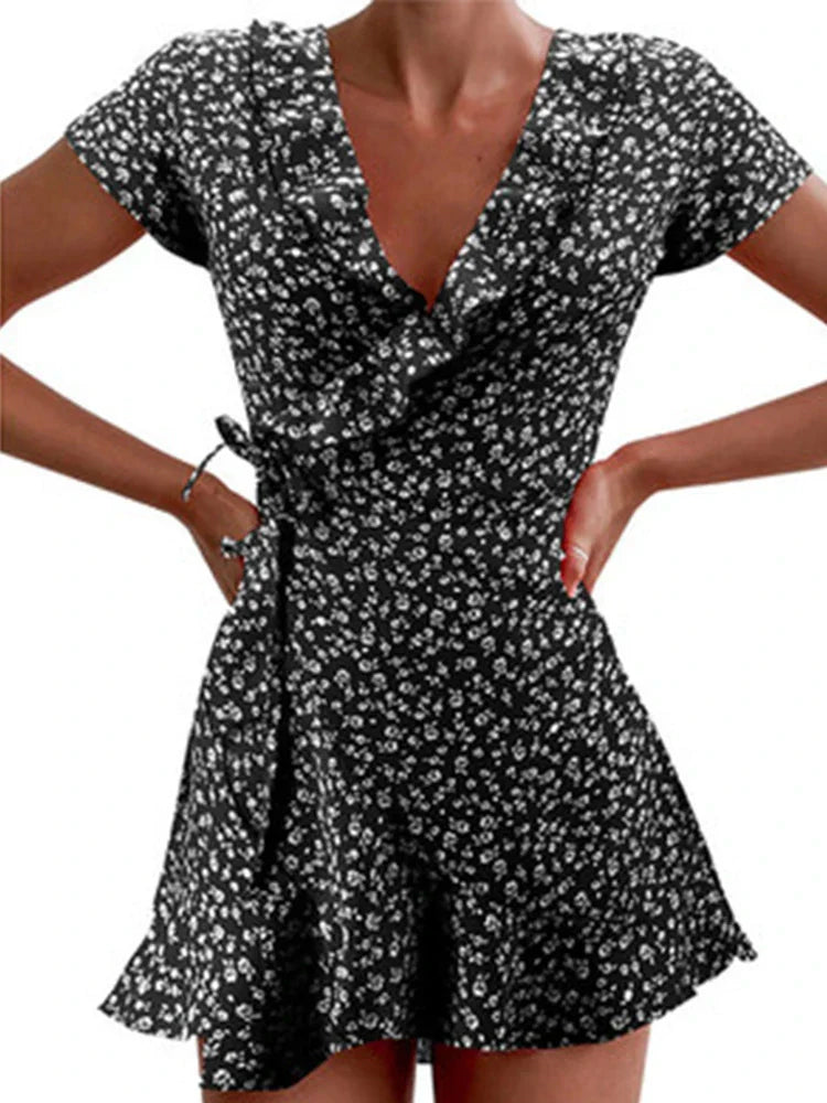 Chloe - Floral Midi Dress for All Occasions