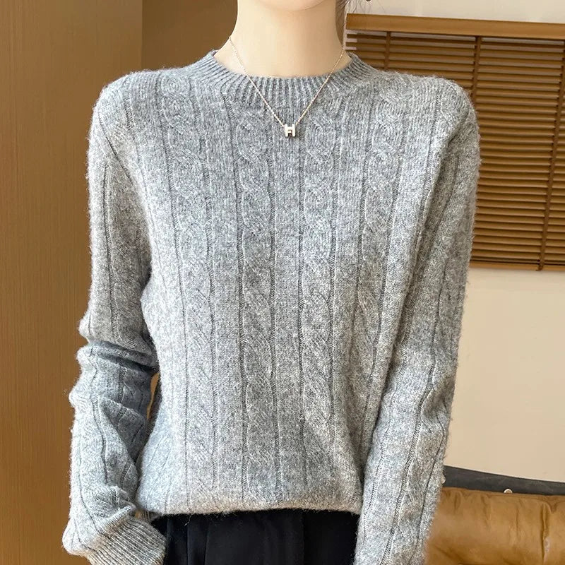 Women's Semi-Turtleneck Sweater | Warm & Comfortable Knit 13