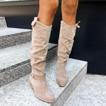 Women's Over-The-Knee Boots | Low Block Heel 2