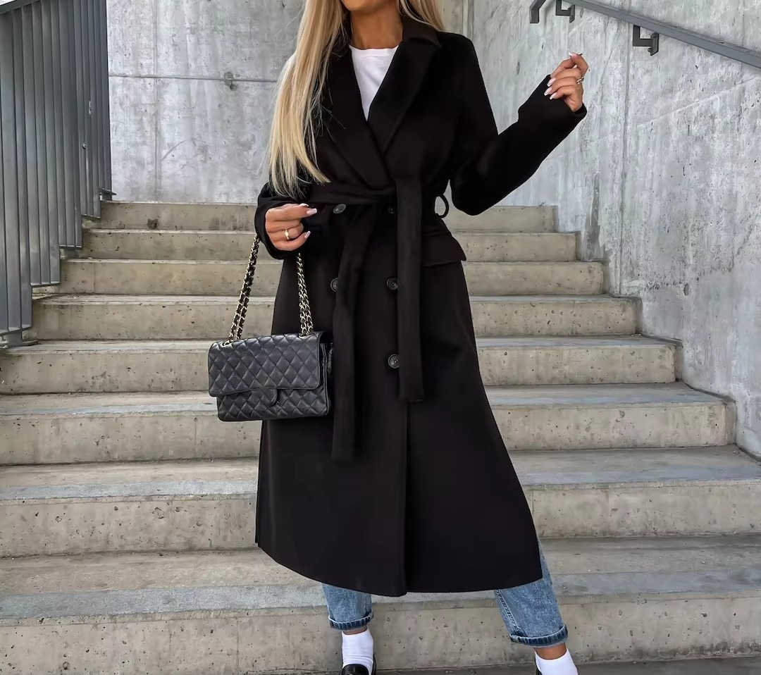 Women's Trench Coat | Long Line & Structured Silhouette 1
