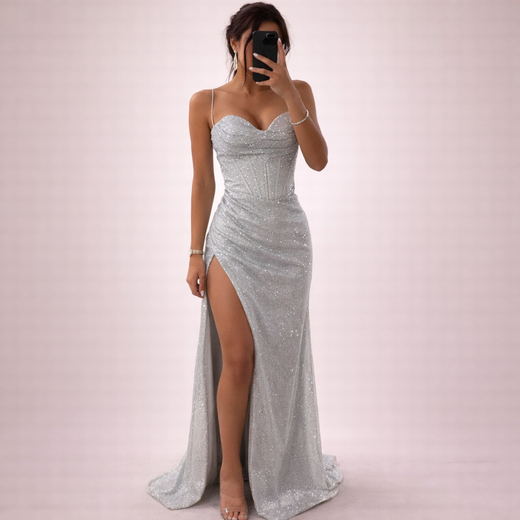 Seraphina | Sequin Elegant Maxi Dress 3