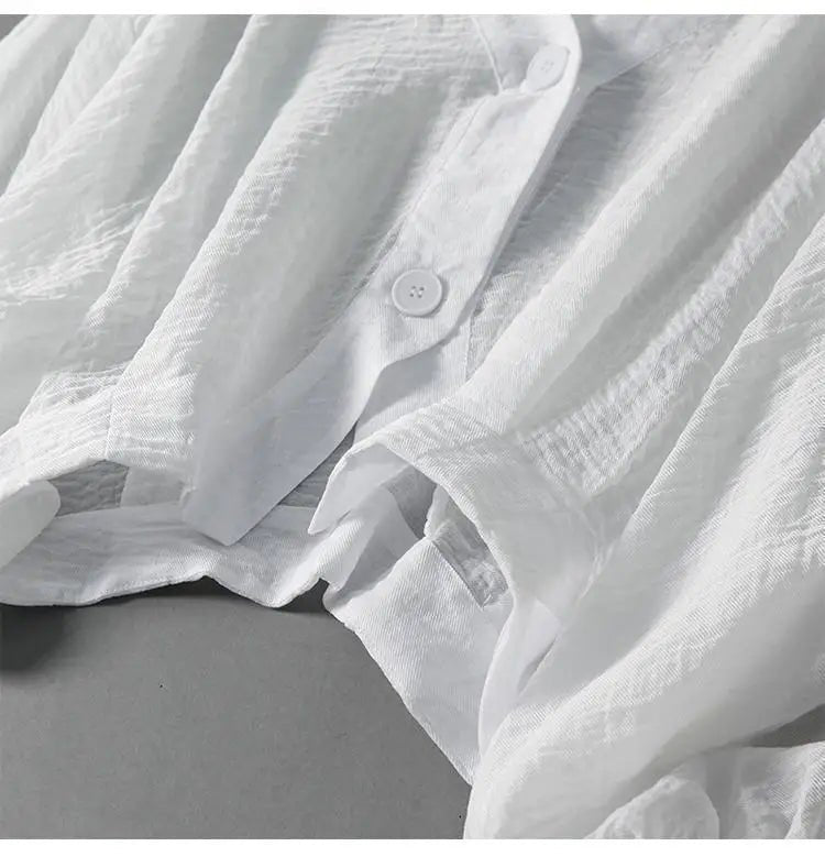 Serena | Relaxed Linen V-Neck Blouse 2