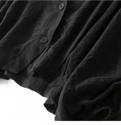 Serena | Relaxed Linen V-Neck Blouse 5
