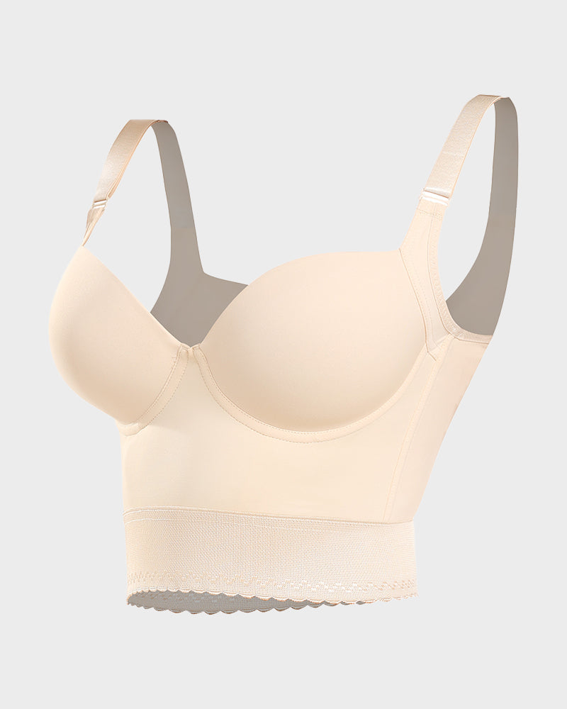 Shapewear Longline Push-Up Bra for All-Day Wear