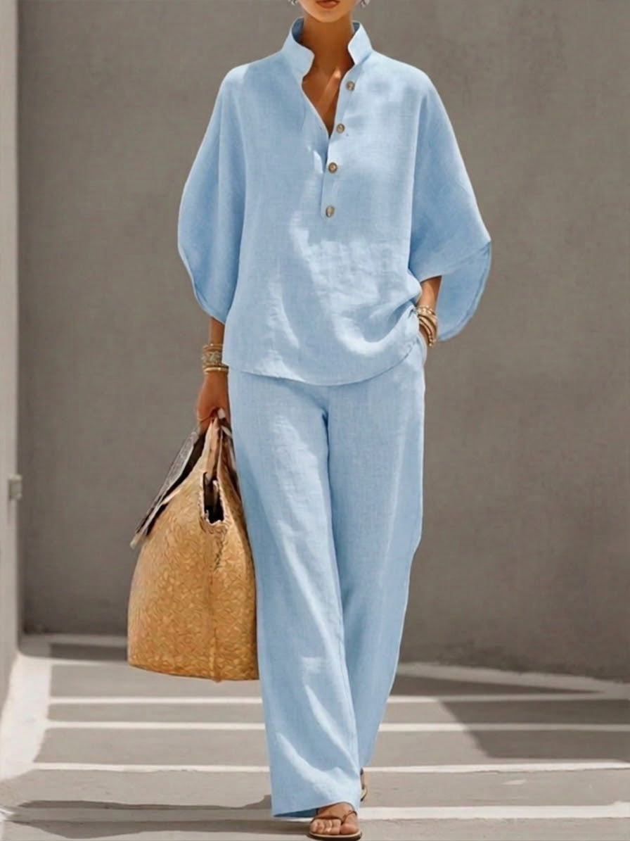Sophia | Elegant and Sophistication Summer Two Piece Set 1