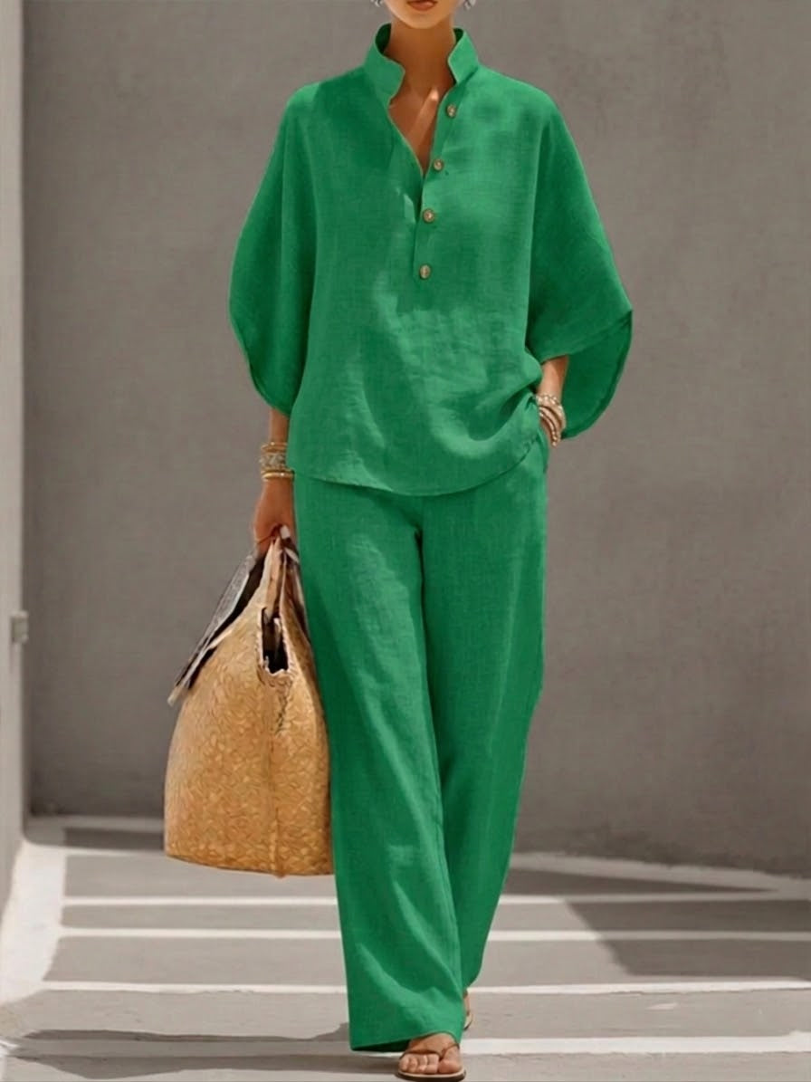 Sophia | Elegant and Sophistication Summer Two Piece Set 2