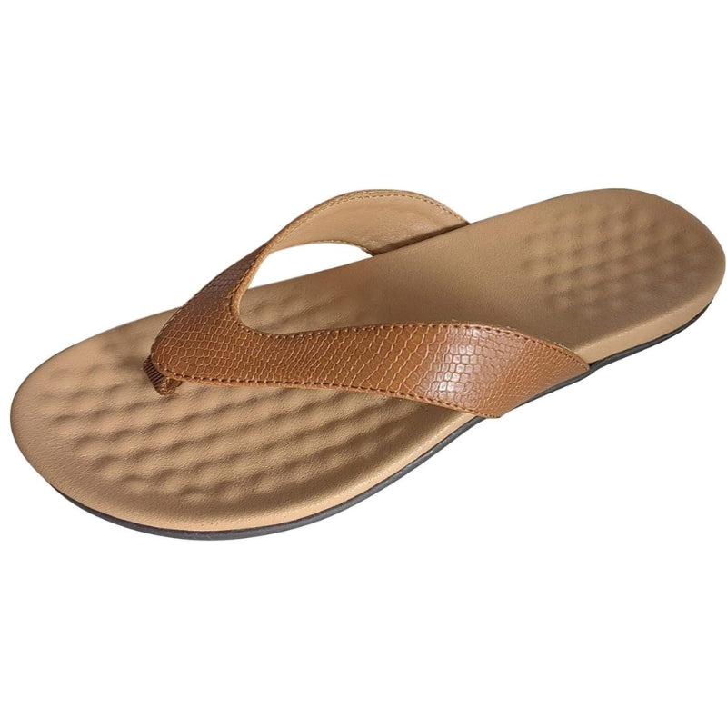 Stylish Women's Embossed Strap Sandals for Summer Outings