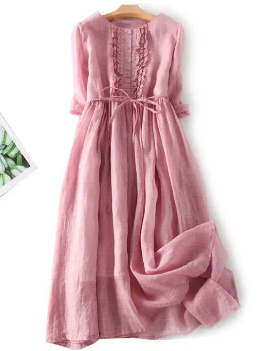 Stylish Linen Dress Airy and Comfortable 5