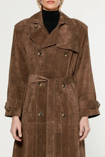 Women's Trench Coat | Wind Proof & Belted Design